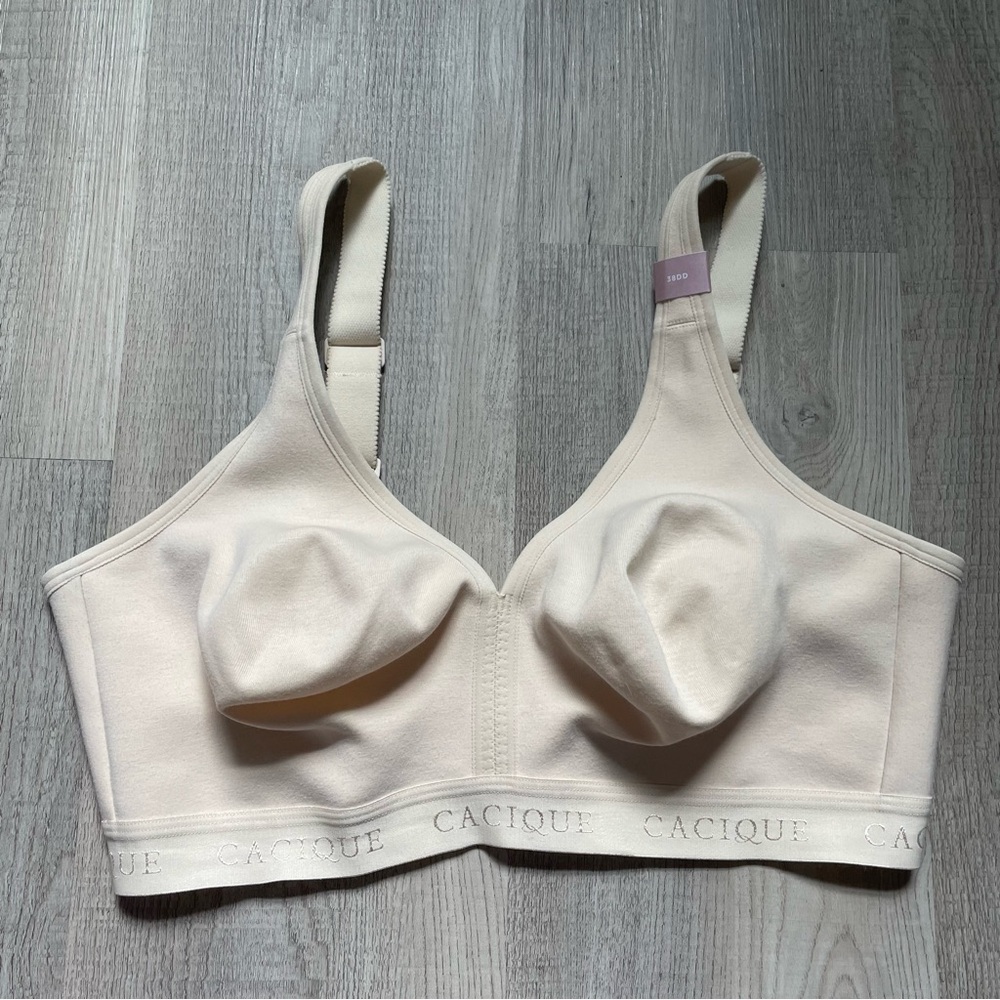 Cacique Cotton unlined no wire lounge bra